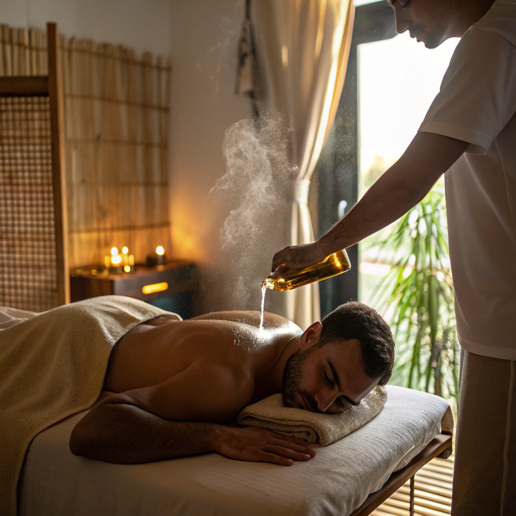 Couple massage sanctuary